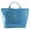 Blue, variant on Fashionable PVC and Kraft Paper Bag with Trendy Letter Print Top Handle Bags Spacious Handbag for Everyday Use