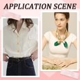 thumbnail image 5 of 1set 40pcs 8 colors Plastic Imitation Pearl Brooch Round Iron Pins Mixed color 12mm 5pcs/color, 5 of 6