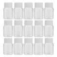 thumbnail image 2 of 25Pcs Medicine Organizer Box Transparent Plastic Screw Caps Sample Tubes for Travel, 2 of 9