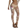 thumbnail image 3 of Fortune Collants Scintillants en Résille à Strass pour Femmes, Collants en Maille Pailletée, Taille Haute, 1 Paire, 3 of 5
