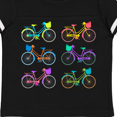 thumbnail image 4 of Inktastic Colorful Bicycles Boys or Girls Toddler T-Shirt, 4 of 5