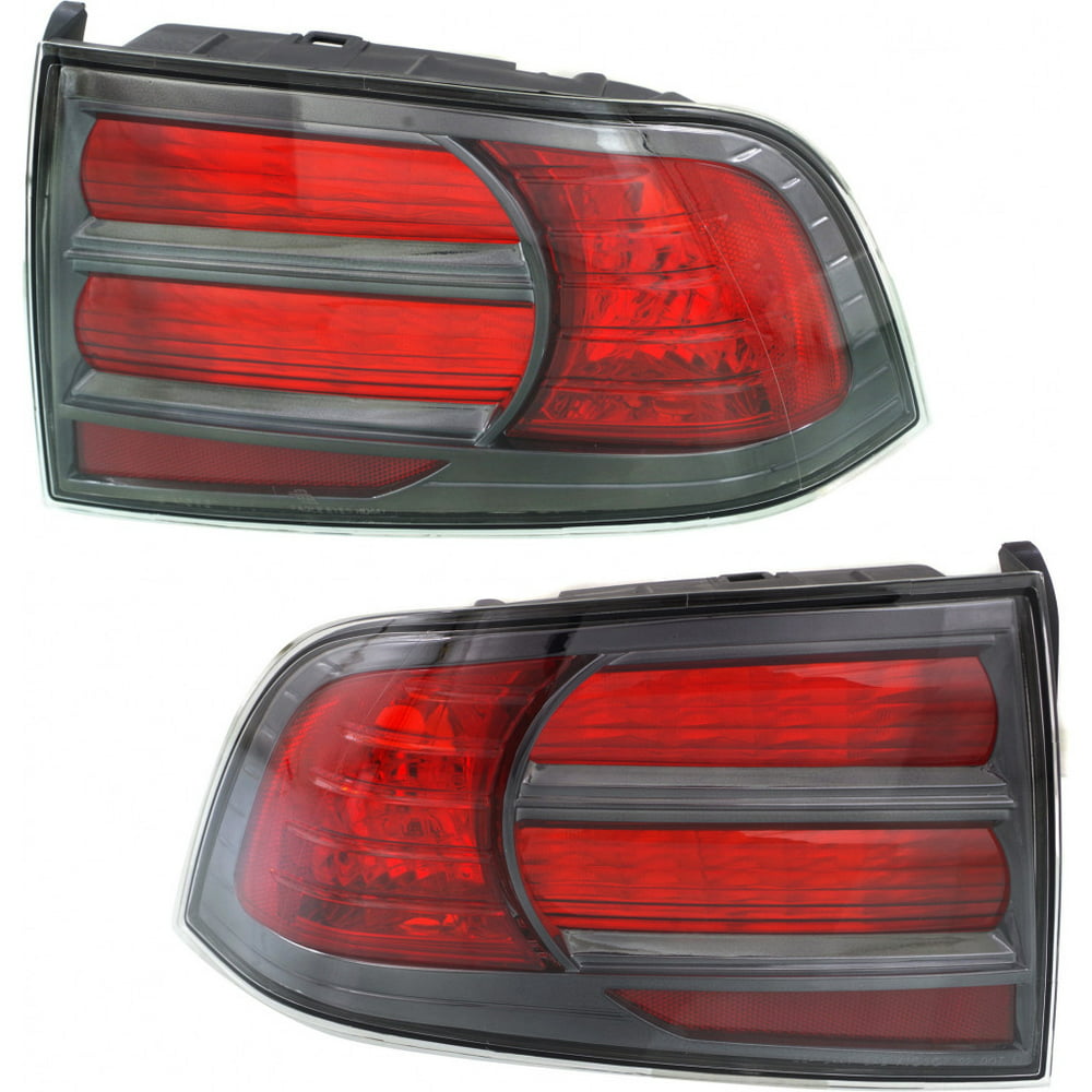 For 2007 2008 Acura TL Pair Rear Tail Lights Driver and Passenger Side Assembly Unit Type S 2007 Acura Tl Type S Tail Lights