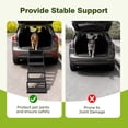 thumbnail image 2 of Foldable Dog Car Steps - Upgraded Non-Slip Pet Stairs for Large Dogs, Lightweight Pet Ladder with High Load-Bearing Capacity，Up to 350Lbs,6 Steps, 2 of 8