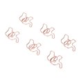 thumbnail image 3 of <p>Metal Cute Paperclips Small Paper Clips 100pcs Paper Clips Prevent Slip Cute Animal Shaped Decorative Metal Bookmark Paperclips For Office School Rose Gold</p>, 3 of 7
