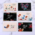 thumbnail image 2 of 30 Thank You Cards with Envelopes, Floral 4x6 Inch 6 Modern Unique Designs Bulk Blank Note Cards for Christmas Wedding, Business, Formal, Christening and All Occasion by, 2 of 3