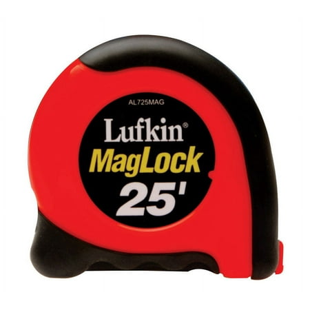 UPC: 0037103316400 | Lufkin 25 ft. L x 1 in. W Hi-Viz Magnetic Tape Measure Orange 1 pk