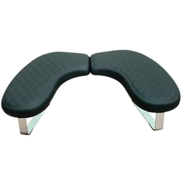 Reposabrazos para manicura en forma de U, soporte para el cuidado de las uñas, almohada para uñas de mano Negro