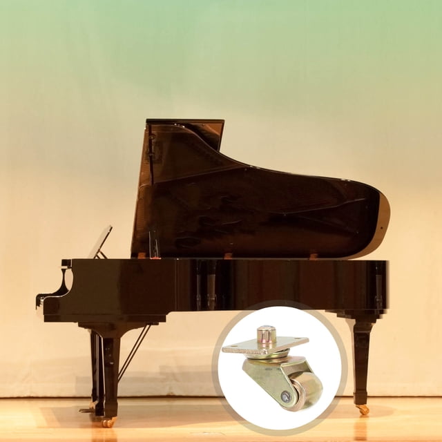 CRILSTYLEO Roues de Rouleau de Piano de Remplacement Roulette en Acier pour Piano en Mouvement 1 Pcs
