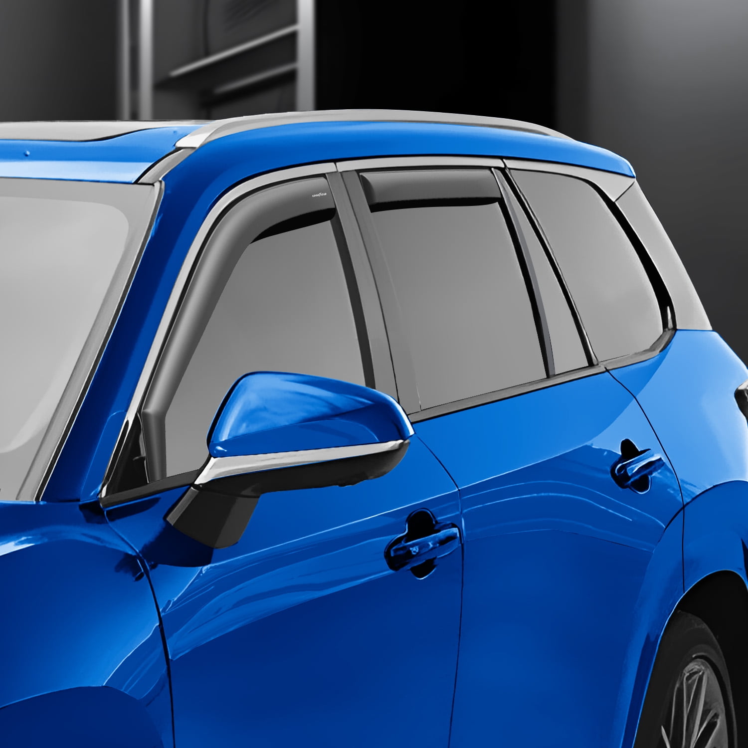 Goodyear Shatterproof in-Channel Window Deflectors for Lexus TX 2024, Rain Guards, Window Visors for Cars, Vent Deflector, Car Accessories, 4 pcs - GY008073