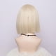 thumbnail image 3 of Soidarity Peluca de mujer, pelo corto y liso, fiesta, vacaciones, Club, vestido elegante, decoración de Cosplay, regalos de disfraces para mujeres y Cuidado del cabello Beige Soidarity CE014354-02, 3 of 6