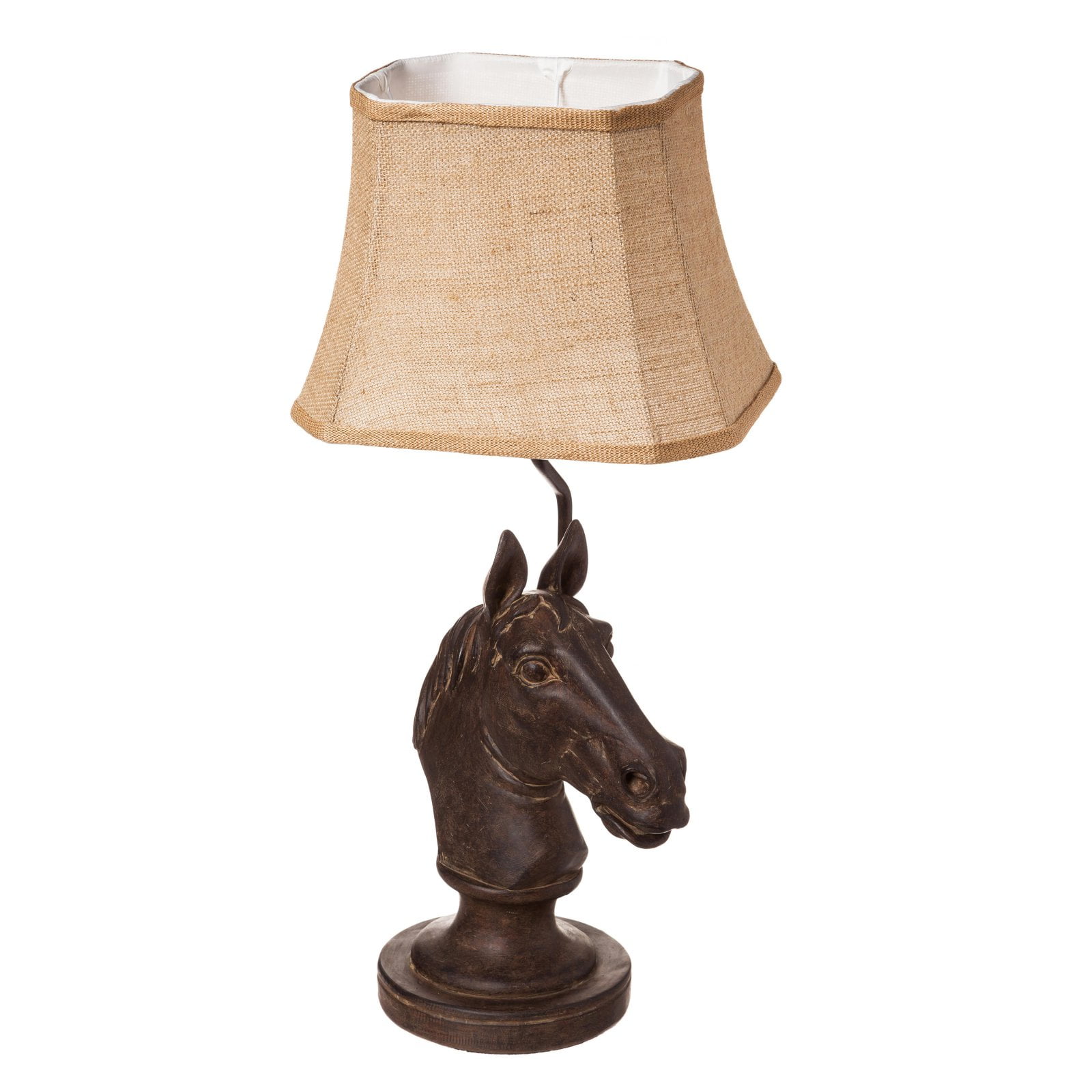 Evergreen Enterprises Resin Horse Head Lamp