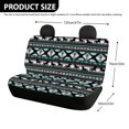 thumbnail image 4 of FUIALDOLG Horse Geometric Rear Bench Seat Covers for SUV, 2 Piece Non-Slip Car Rear Seat Covers Durable Waterproof Back Seat Covers for Dogs and Kids, 4 of 7