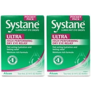 2 Pack Systane Ultra Eye Drops Lubricant High Performance 2 Ct 4mL bottles Each