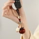 thumbnail image 5 of pstuiky Cadena para teléfono con colgante de caqui y sándalo cadena para coche, 5 of 6