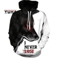 thumbnail image 3 of Sudadera unisex con estampado 3D de lobo, sudadera con estampado de animales, ropa de calle para hombre, 3 of 5