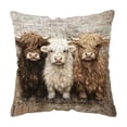 thumbnail image 2 of Nkmbld Throw Pillow Covers 18x18, Cute Pet Decorative Cushion Case Polyester Linen Pillowcase for Bed Couch Sofa Living Room Bedroom Decoration, 2 of 8