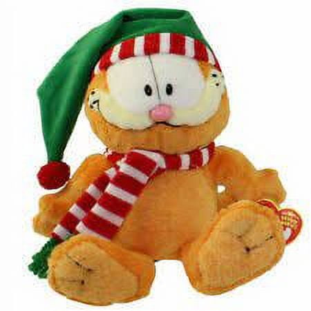 TY Beanie Babies Garfield  The Christmas Cat (Season's Greetings ! )