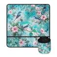 thumbnail image 2 of HELLHERO Storage Bag Sewing Machine Mat Foldable Polyester Fabric Protective Mat Hummingbird Flowers for Xmas Gifts Home Sewing Classes, 2 of 5