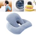 thumbnail image 3 of Almohada portátil Soledad soporte para oficina viajes gris-plata almohada para la siesta del cuello del escritorio, 3 of 8