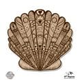 thumbnail image 1 of Seashell Tangle Trendy Style - 3" Vinyl Sticker - For Car Laptop I-Pad Phone Helmet Hard Hat - Waterproof Decal, 1 of 1