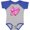 Heather and Royal, variant on Inktastic Breast Cancer Awareness- Pink Ribbon Around Heart Boys or Girls Baby Bodysuit