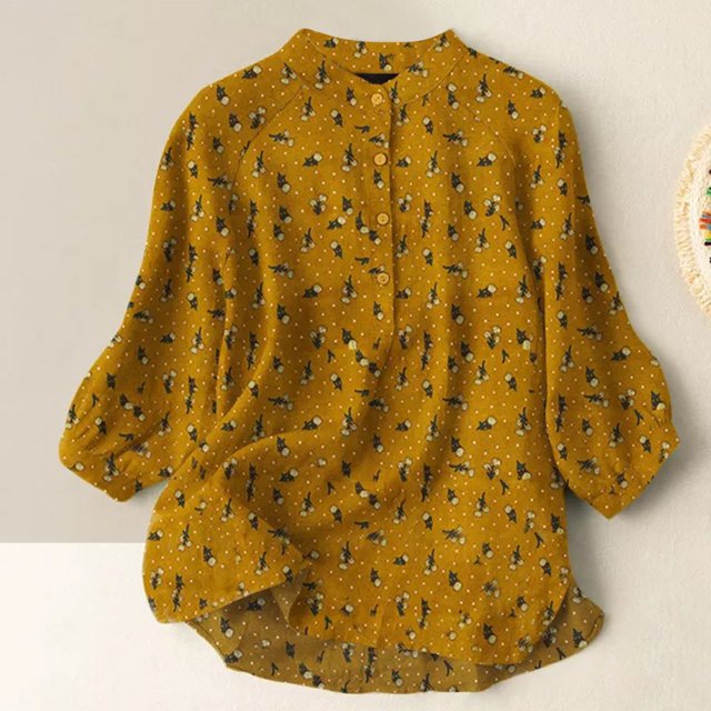 ICHUANYI Clearance Women's Fashion Casual T-Shirt Short Sleeve V-Neck Sweatshirt Tops Blouse(Yellow, M) ICHUANYI WER2023081002851