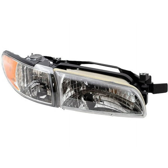 Right Headlight Assembly - Compatible with 1997 - 2003 Pontiac Grand Prix 1998 1999 2000 2001 2002