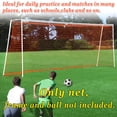 thumbnail image 5 of SUNNYOUTDOOR Net for Portable 24' x 8' Official Size Soccer Goal Outdoor Football Training-Orange, 5 of 5