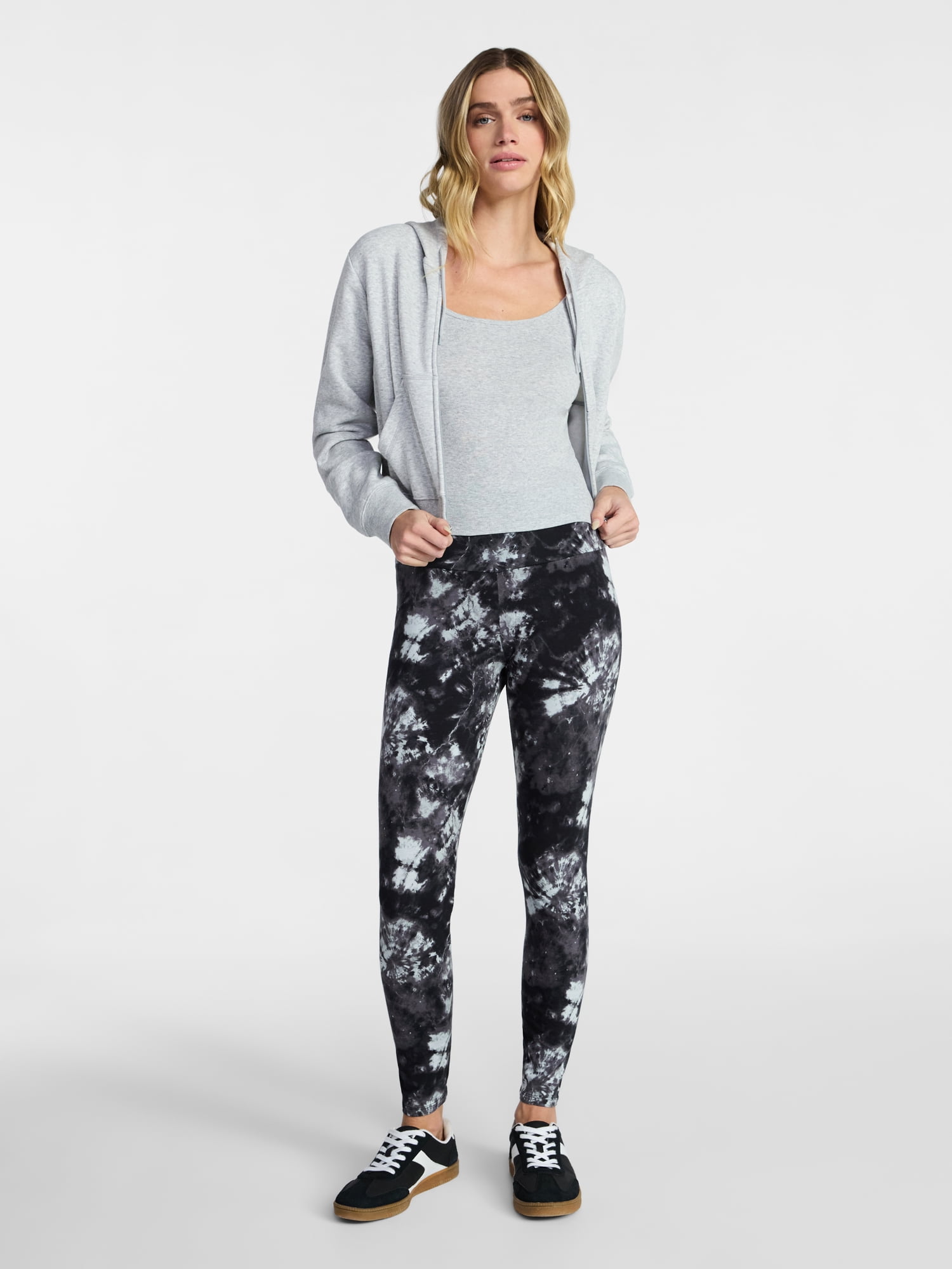 No Boundaries High Rise Ankle Leggings, 27” Inseam, Women’s Sizes XS-XXL