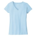 thumbnail image 5 of Yellow Rooster Women's Short Sleeve V-Neck Re-T-Shirts Crystal Blue 2XL, 5 of 6