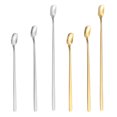 thumbnail image 1 of Coffee/Tea/Dessert/Cocktail Spoon, Stainless Steel Stirrer Modere Trim For Home Kitchen Bar, Easy Cleaning Dishwasher Safe (6), 1 of 6