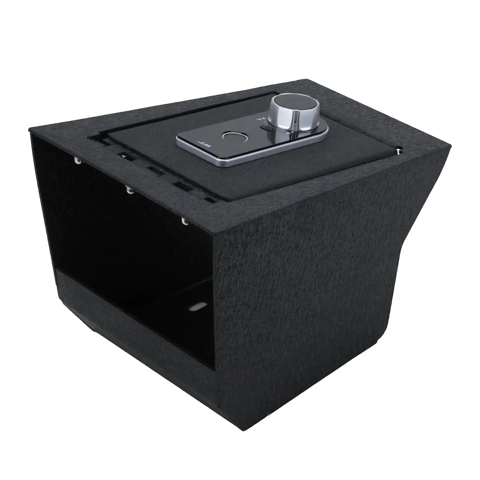 Center Console Gun Safe Vault - WASAI Console Lock Box Compatible with 2019-2024 BMW X5, 2020-2024 BMW X6, 2019-2024 BMW X7, Fingerprint Lock with Key.