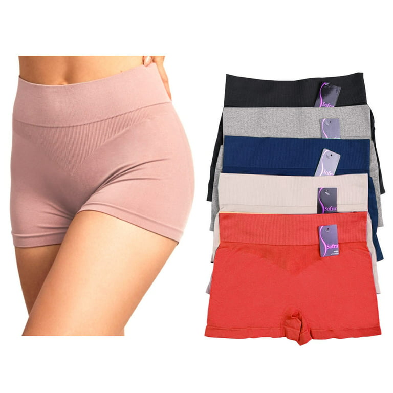 Fshway Seamless Boyshort Panties for Women Briefs for Women Sexy, Women's Boy  Shorts/Boxer for Girls/