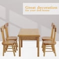 thumbnail image 1 of Muebles para casa de muñecas, 5 piezas, mesa de comedor, silla, mesa de comedor, juguete para casa de muñecas, estándares líderes en la industria, 1 of 14