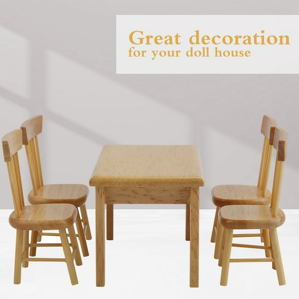 Small Foot Set De Muebles Para Casa De Muñecas – Estilo Escandinavo Con Madera Visible, Completo Para Cocina, Dormitorio, Salón Y Baño, A Partir De 3 Años