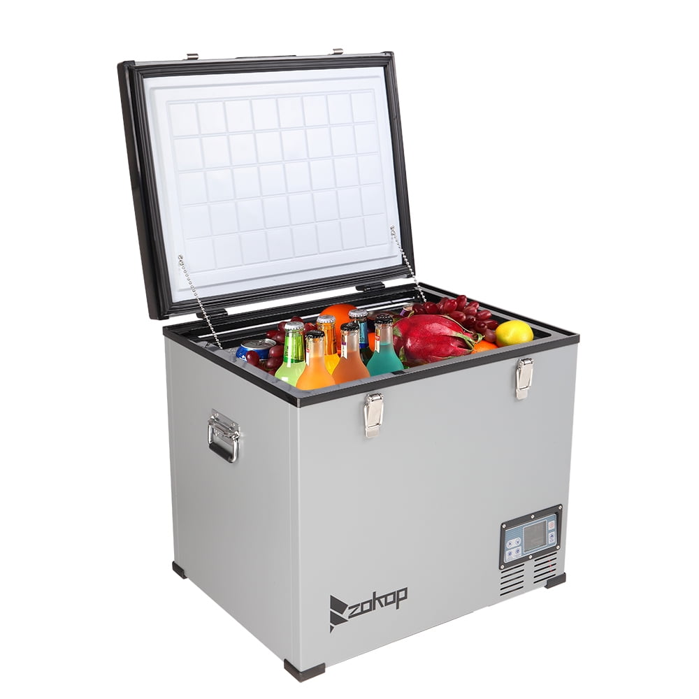2.1CU.FT Portable Refrigerator, Car Fridge Freezer, Mini Fridge Freezer for Driving, Travel