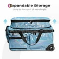thumbnail image 3 of Byootique Dance Bag with Wheels Travel Duffle Bag Expandable Storage FA Sapphire, 3 of 9