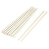 Family Kitchen Tableware Plastic Chinese Chopsticks Ivory 22cm Length 11 Pairs