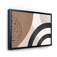 thumbnail image 3 of Designart 'Abstract Ivory Shapes and Shapes in Terracotta III' Modern Framed Canvas Wall Art Print, 3 of 5