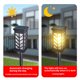thumbnail image 5 of Lámpara de estaca decorativa para exteriores con luz solar para jardín con luz cálida, resistente al agua IP65, control inteligente, batería incorporada para iluminación de paisaje de patio de, 5 of 7