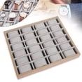 thumbnail image 2 of DENEST 24 Slots Wood Watch Box Jewelry Storage Case Organizer Display Box Holder Tray, 2 of 20