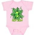 thumbnail image 3 of Inktastic New Bean Cute Sleeping Bean in Leaves and Vines Boys or Girls Baby Bodysuit, 3 of 5
