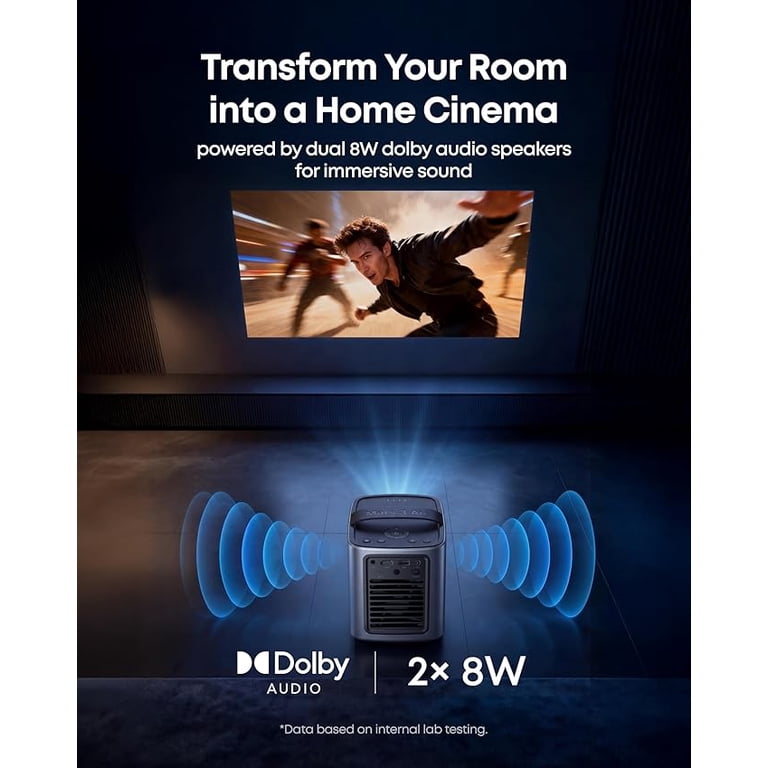 Nebula, Mars 3 Air GTV Projector, Netflix Licensed, Native 1080P