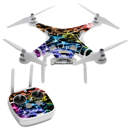 Colorful Smoke Blowing DJI Phantom 3 Professional Skin Skins Vinyl Decal Kit