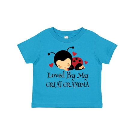 

Inktastic Loved by My Great Grandma Gift Toddler Toddler Girl T-Shirt