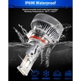 thumbnail image 3 of YZHIDIANF 2025 Upgraded 9012/ HIR2 LED Headlight Bulbs - 120W 22000 Lumens Huge Bright LED Headlights Conversion Kit 6500K Cool White IP68 Waterproof, High Beam, Low Beam, Fog Light (2 PACK), 3 of 7