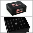 thumbnail image 6 of J2 Engineering LN-T7-008-15-BK J2 Engineering 7075 -T6 Forged Aluminum M12X1.5 20Pcs 44mm Height Open -End Lug Nut Set w / Socket Adapter (Black), 6 of 6