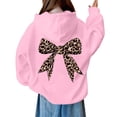 thumbnail image 5 of UACY Girl's Hoodies Sweatshirt Bow Graphic Hoodie Long Sleeve Pullover Tops Cute Hoodies for Teen Girls with Pocket (Pink, 9-10 Years), 5 of 8