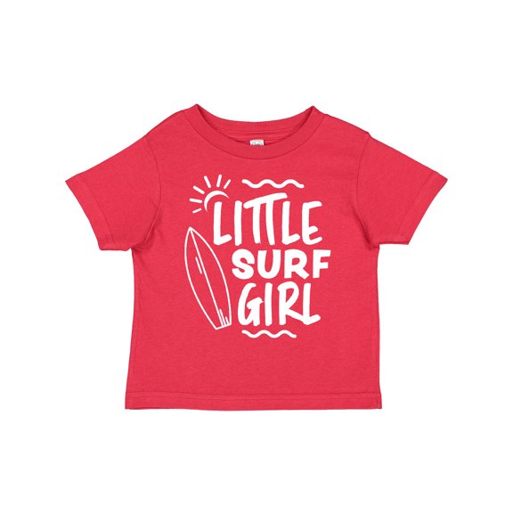 Inktastic Little Surf Girl with Surfboard Girls Toddler T-Shirt