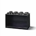 thumbnail image 3 of Room Copenhagen, Lego Brick Shelf Box - Stackable or Mountable Storage Compartment - 8 Stud, Black, 3 of 4